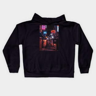 Golden Gai Tokyo Bar Crawl Kids Hoodie